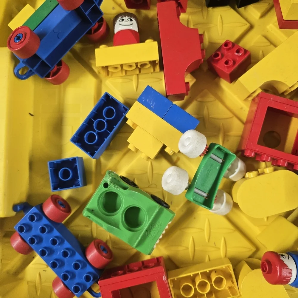 Lot of Vintage DUPLO LEGOs With Figures